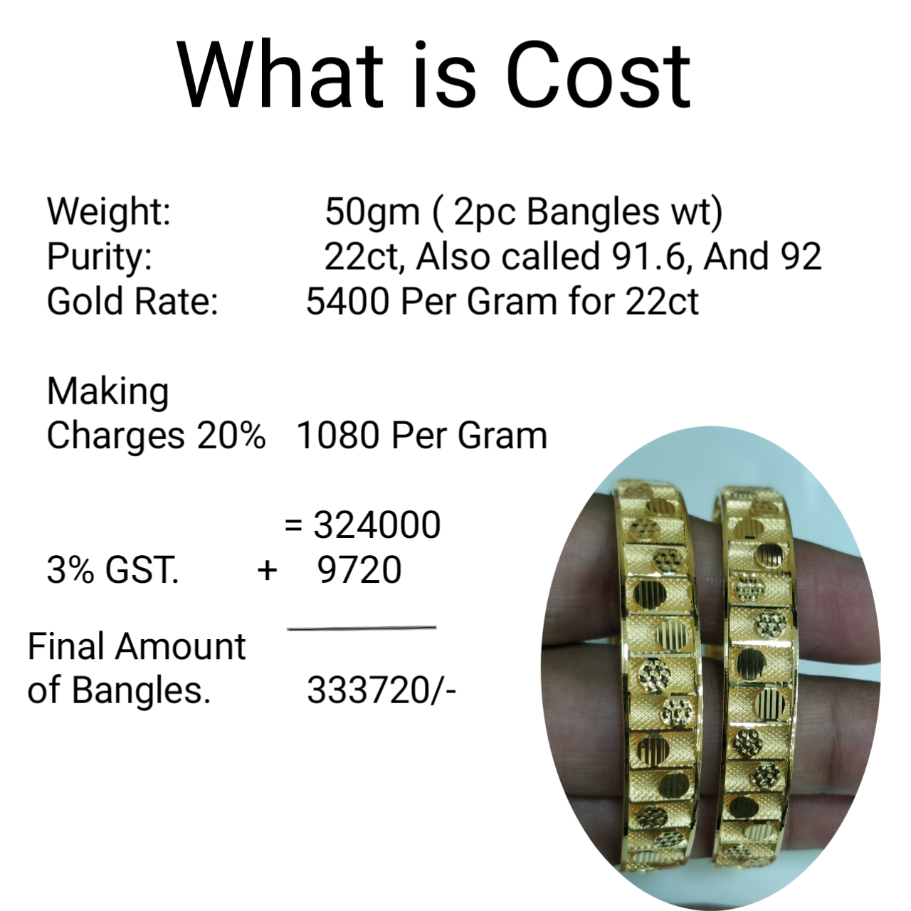 Making Charges for Gold Jewellery per Gram
